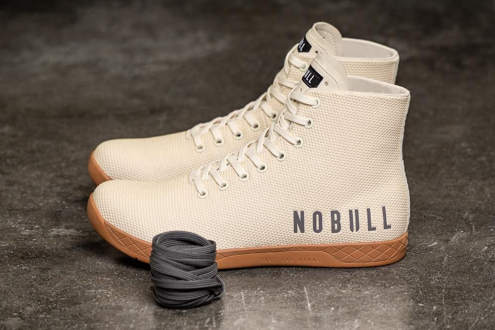 Baskets Montantes NOBULL Homme Beige - Chaussures NOBULL High-Top Superfabric,France (9704-PUZGO)